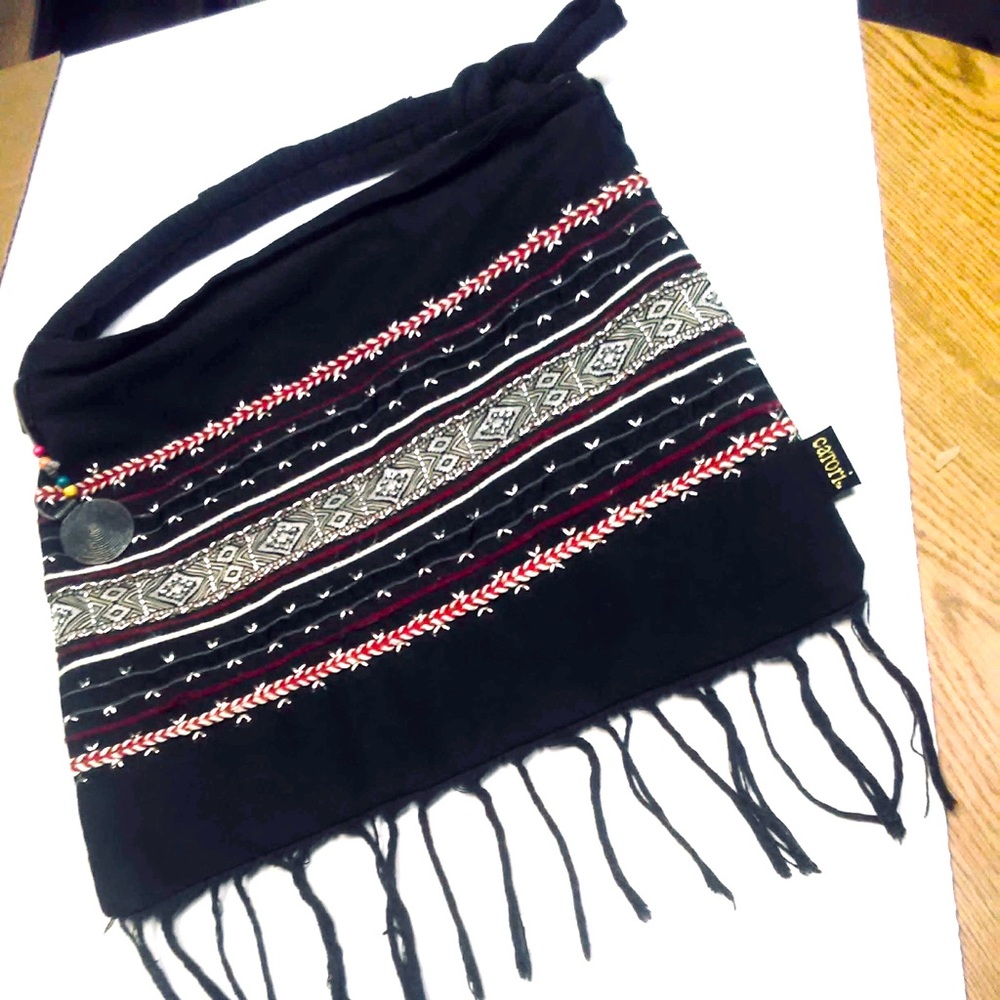 CATORI BOHO FABRIC HANDBAG PURSE